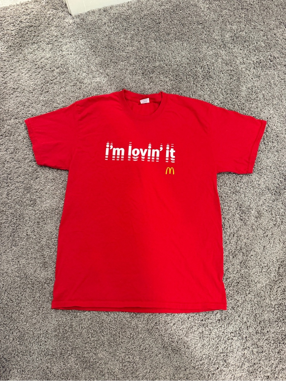 McDonald's Red Men's 'I'm Lovin' It' Logo Tee